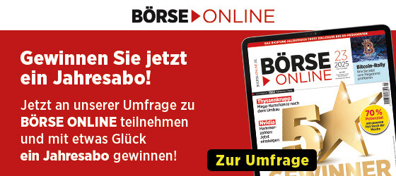 Börse Online Leserumfrage Banner Werbeartikel