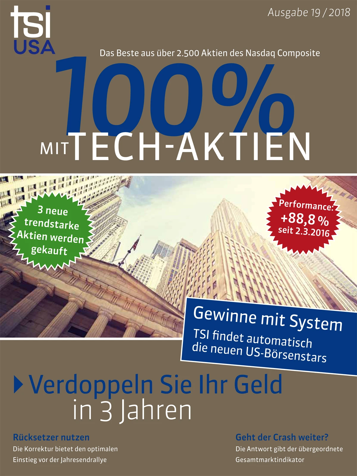 TSI USA: Einstiegschance nutzen!