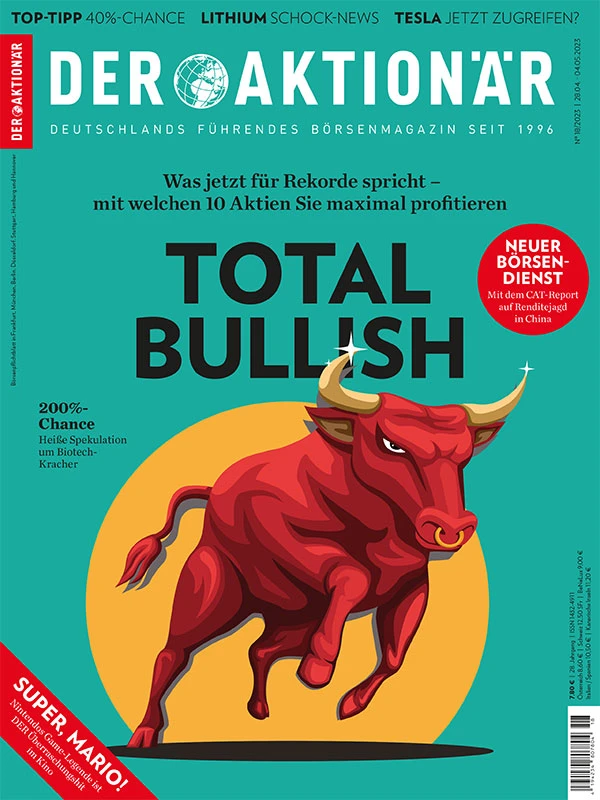 Was folgt auf den Tiefpunkt? Richtig, die Trendwende. 10 dieser bullishen Favoriten finden Sie jetzt im neuen AKTIONÄR. 