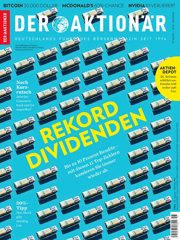 DER AKTIONÄR hat für die neue Ausgabe deutsche und internationale Unternehmen herausgefiltert, die nicht nur eine konstante Ausschüttungspolitik betreiben, sondern auch im Hinblick auf das operative Geschäft überzeugen. Mit diesen 11 Top-Zahlern holen Sie sich jetzt doppeltes Vergnügen ins Depot. 