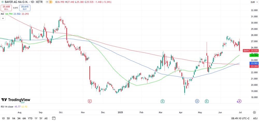 Bayer Chart 1 Jahr