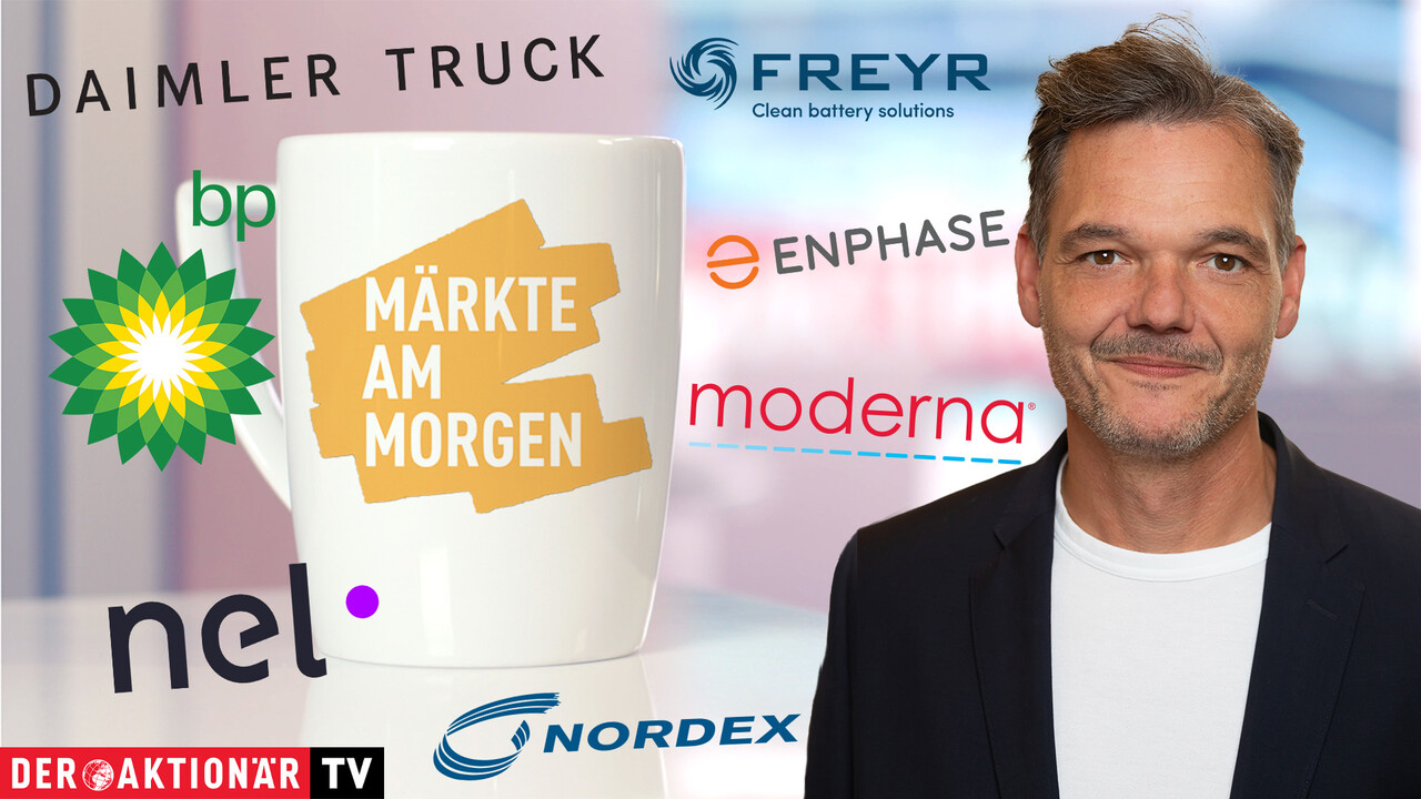 Märkte am Morgen: DAX nach Vortagesminus stabilisiert; Moderna, Enphase, Daimler Truck, Rheinmetall, BP, Vonovia, Nordex, Nel im Fokus