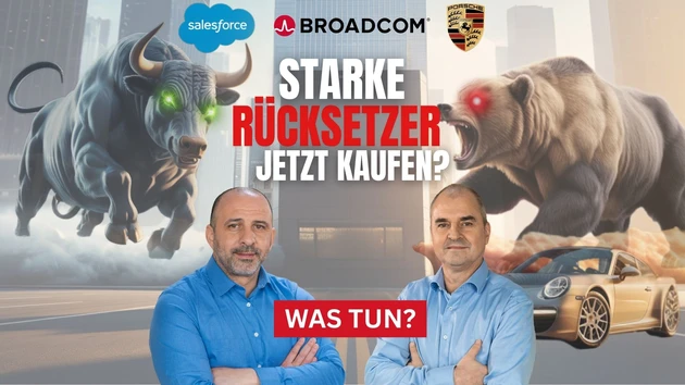 Porsche fliegt aus dem DAX! Salesforce, Broadcom & Gold jetzt kaufen?
