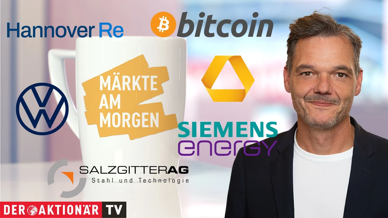Märkte am Morgen: DAX startet freundlich: Siemens Energy, Hannover Rück, Salzgitter, Volkswagen, Commerzbank im Fokus
