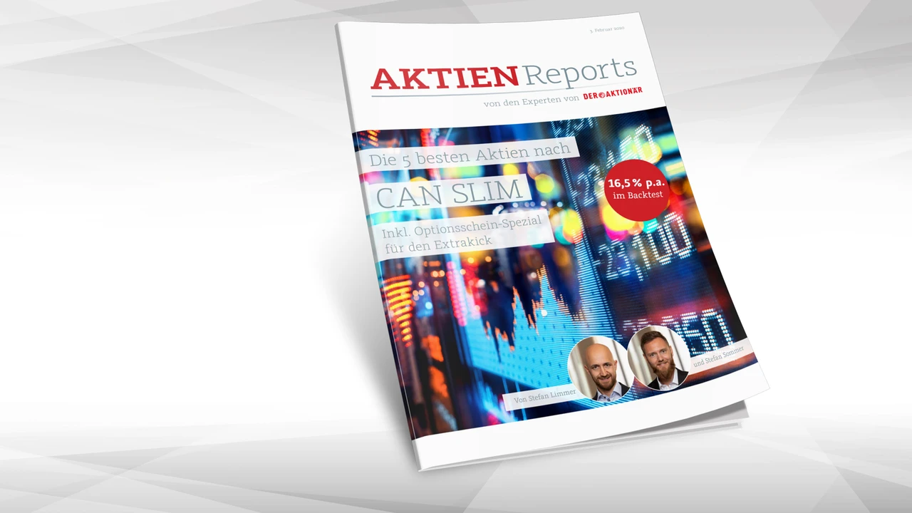 Strategie schlägt Meinung: Die 5 besten Aktien nach CAN SLIM  (inkl. Optionsschein-Spezial)
