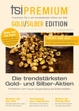 TSI-Gold: Einzeltitel bei +90 Prozent -trotz Goldschwäche