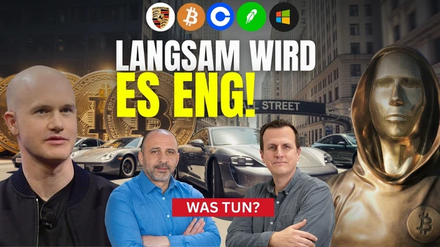 Die Unsicherheit bleibt! Robinhood, Coinbase, Porsche, Microsoft, Bitcoin im Check
