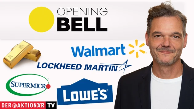 Opening Bell: Russland‑Beziehungen belasten Dow Jones; Gold, Walmart, Lockheed Martin, Super Micro Computer, Lowe's im Fokus