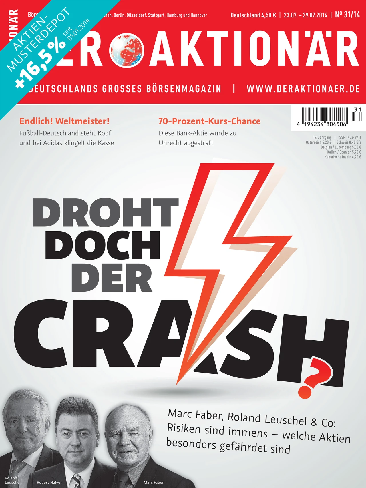 DROHT DOCH DER CRASH? EXPERTEN WARNEN VOR IMMENSEN RISIKEN - DIESE AKTIEN SIND BESONDERS GEFÄHRDET +++ DIE HEISSESTE BANKAKTIE EUROPAS – MIT LANGEM ATEM KÖNNEN MUTIGE ANLEGER SATTE GEWINNE EINFAHREN