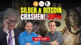 : Mega Abverkauf! Gold, Silber, SanDisk, Brent‑Öl, Bitcoin in der Analyse