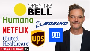 Opening Bell: Ergebnissaison treibt Wall Street an; UnitedHealth, Humana, GM, Netflix, UPS, Boeing im Fokus 