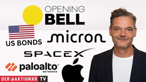 Opening Bell: Steigende Renditen belasten Wall Street; Micron Technology, Palo Alto Networks, SpaceX, Apple im Fokus 