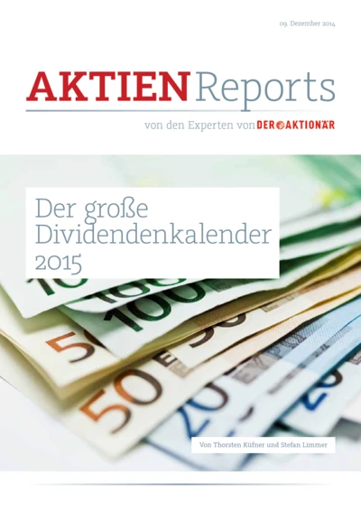 Der große Dividendenkalender 2015