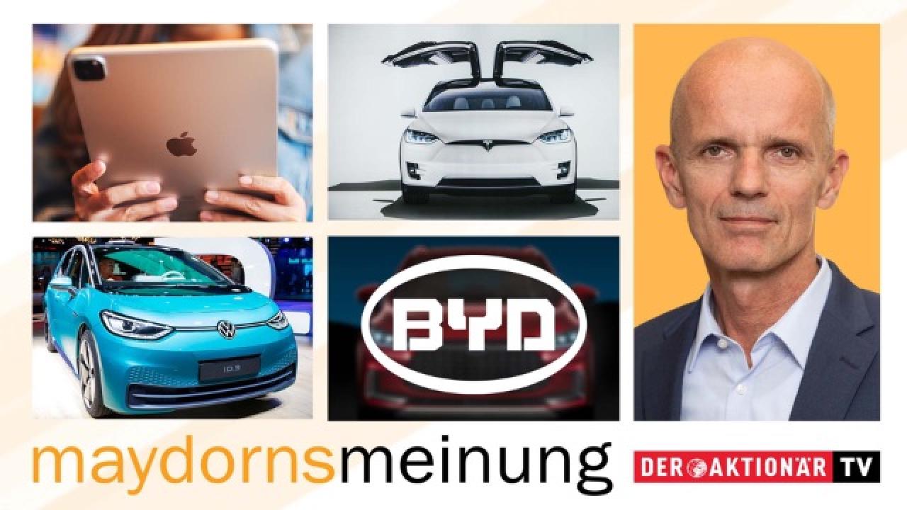Maydorns Meinung Nasdaq, Hang Seng, Alibaba, Apple, BYD, VW, Tesla