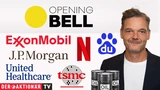 DowJones: Opening Bell: Q2‑Zahlensaison nimmt Fahrt auf; Öl, TSMC, Unitedhealth, Netflix, JPMorgan Baidu im Fokus