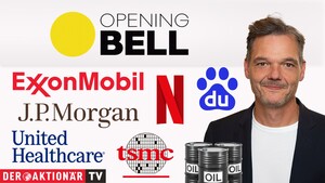 Opening Bell: Q2-Zahlensaison nimmt Fahrt auf; Öl, TSMC, Unitedhealth, Netflix, JPMorgan Baidu im Fokus