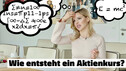 Wie entsteht ein Aktienkurs? Und warum? #endlichAktionär – Achso!
