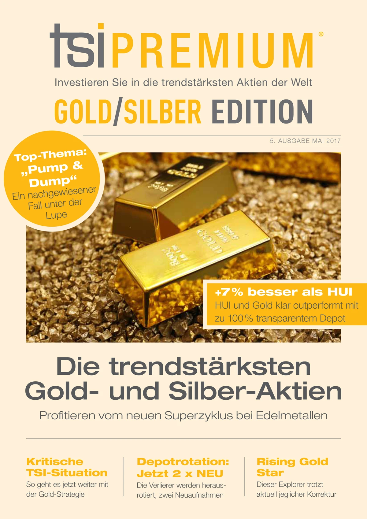 TSI Gold: Depot wird umgebaut