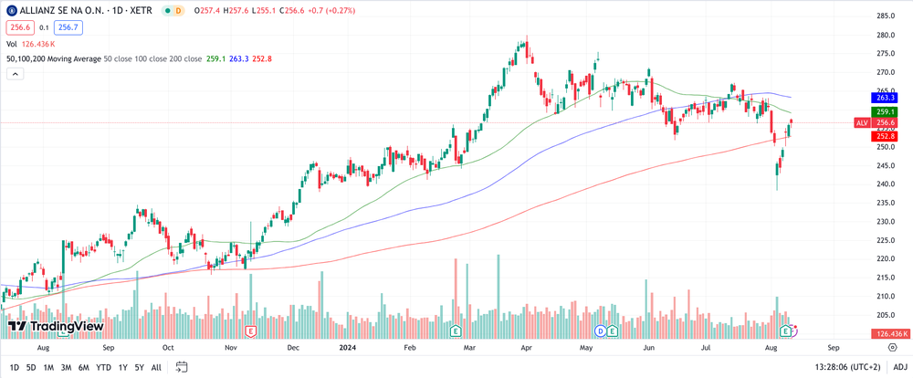 Allianz Chart 1 Jahr