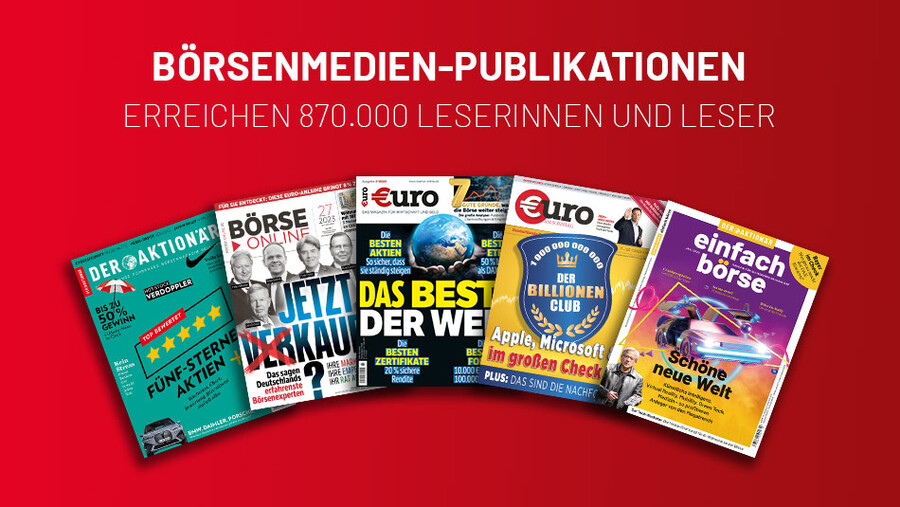 Die Börsenmedien AG erreicht erstmals mit ihren Kernpublikationen 870.000 Leserinnen und Leser 