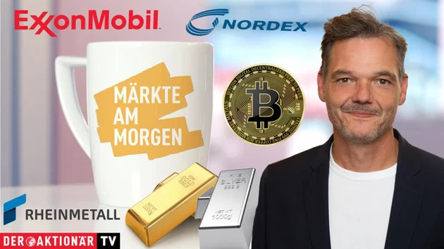 Märkte am Morgen: Gold, Harmony Gold, Silber, Pan American Silver, Bitcoin, ExxonMobil, Apple, Samsung, Xiaomi, Rheinmetall, Nordex, Redcare Pharmacy, Sartorius