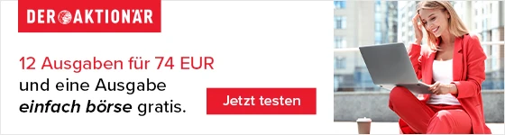 Willkommenspaket mit 12 digitalen Ausgaben DER AKTIONÄR zum Vorteilspreis