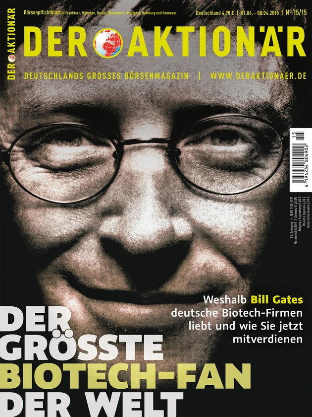 Neu im AKTIONÄR: Der deutsche Biotech‑Boom – welche Titel jetzt nach oben durchstarten +++ Außerdem im neuen Heft: Heiße Internet‑Highflyer, substanzstarke Mittelstands‑Holdings und eine Geldmaschine auf vier Rädern