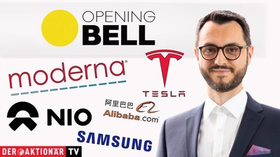 Opening Bell: Samsung, Moderna, NIO, Xpeng, Alibaba, Tencent, Tesla, Macy's