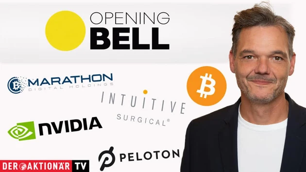 Opening Bell: Bitcoin, Coinbase, Marathon Digital, Nvidia, Supermicro, Intuitive Surgical, Palo Alto, Peloton