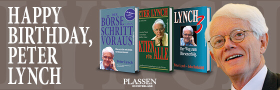 Börsenbücher von Investorenlegende Peter Lynch, erschienen im Börsenbuchverlag