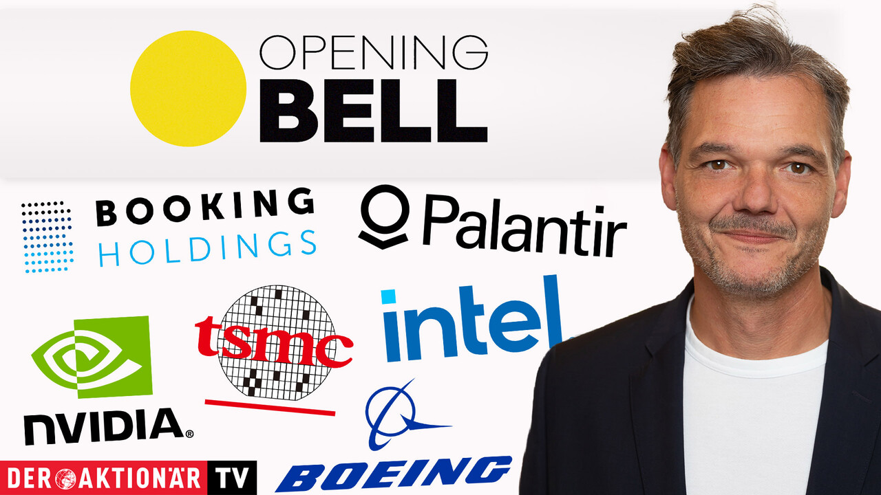 Opening Bell: US-Börsen starten uneinheitlich; Boeing, Booking Holdings, Palantir, Intel, Nvidia, Taiwan Semicon, Affirm Holding, AT&T im Fokus