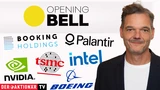 Infront DowJones: Opening Bell: US‑Börsen starten uneinheitlich; Boeing, Booking Holdings, Palantir, Intel, Nvidia, Taiwan Semicon, Affirm Holding, AT&T im Fokus