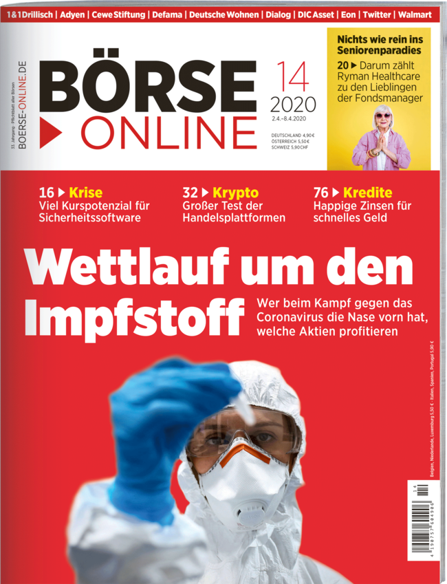 BÖRSE ONLINE April 2020: Wettlauf um den Impfstoff