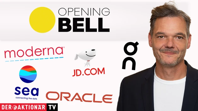 Opening Bell: Wall Street trotzt höheren Inflationsraten; Oracle, Moderna, MicroStrategy, On Holding, Intuitive Surgical, JD.com, Sea im Fokus
