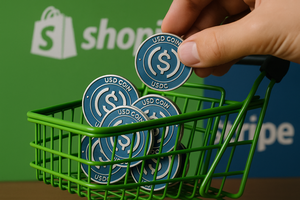 USDC‑Explosion im E‑Commerce? – Shopify, Coinbase und Stripe gründen Allianz  / Foto: ChatGPT/Sora