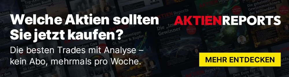 Aktien-Reports ohne Rabattcode Banner