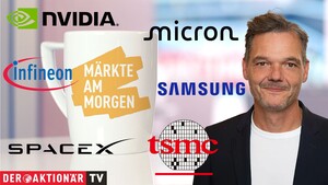 Märkte am Morgen: DAX kämpft mit 25.000‑Punkte‑Marke; US‑Zinsen, Brent, Micron, Nvidia, Samsung Electronics, TSMC, Südzucker, Rheinmetall, Micron Technology  