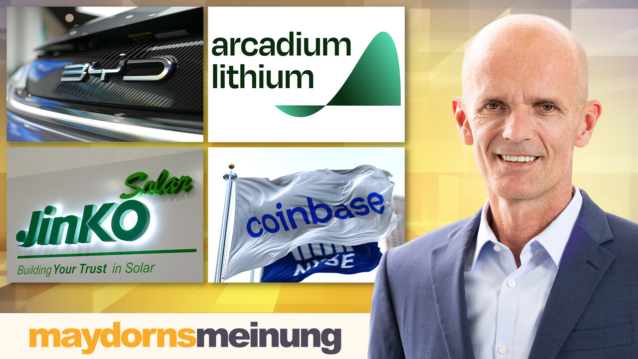 maydornsmeinung: Bitcoin, Coinbase, MicroStrategy, BYD, Tesla, JinkoSolar, Arcadium Lithium, Li-FT Power, Freyr Battery