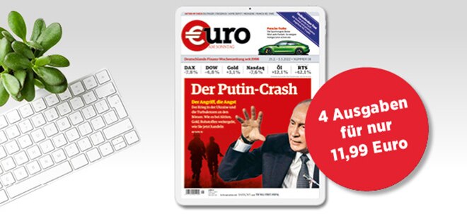 Turbulente Zeiten an der Börse: mit €uro am Sonntag … (Foto: Börsenmedien AG)