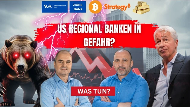 Gold explodiert – US‑Regionalbanken am Kippen! Strategy | Bitcoin | Western Alliance | Zions Bank