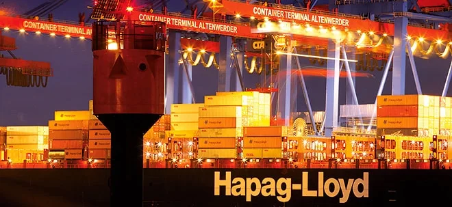 Hapag&#8209;Lloyd&#8209;Aktie: Übernahme zahlt sich aus (Foto: Börsenmedien AG)