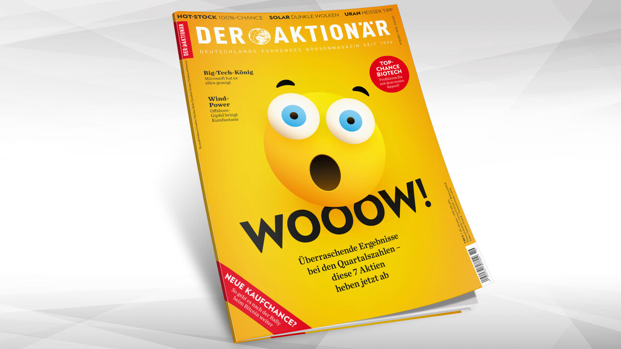 7 Aktien mit Wow-Faktor! Diese Titel zünden dank Hammer-Zahlen jetzt den Turbo