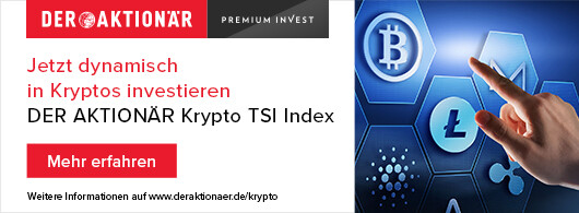 DER AKTIONÄR Krypto TSI Index - Dynamisch in Kryptowährungen investieren per Index-Zertifikat