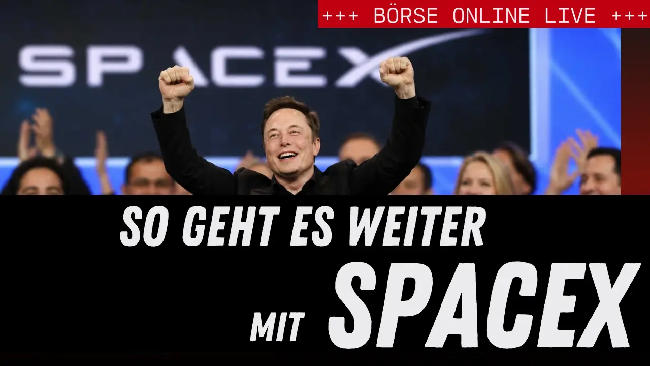 Livestream zum Mega‑Börsengang: So startet SpaceX in die Woche – und so geht es mit der Aktie weiter (Foto: Composing BÖRSE ONLINE)