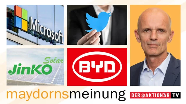 Maydorns Meinung: Twitter, Tesla, BYD, Activision, Microsoft, Alphabet, Dt. Börse, Encavis, Varta