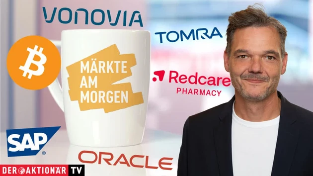 Märkte am Morgen: Bitcoin, Microstrategy, Oracle, Apple, SAP, Deutsche Bank, Vonovia, Wacker Chemie, Redcare Pharmacy, Tomra Systems