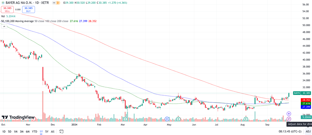 Bayer Chart 1 Jahr