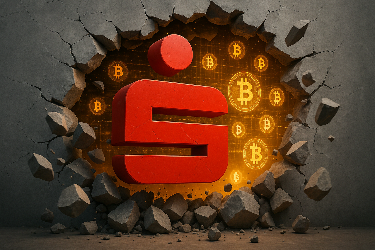 Bitcoin bald bei der Sparkasse: Millionen Anleger vor dem Startschuss