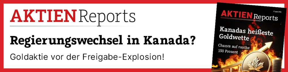 Aktien-Report Kanadas Goldwette Banner NL