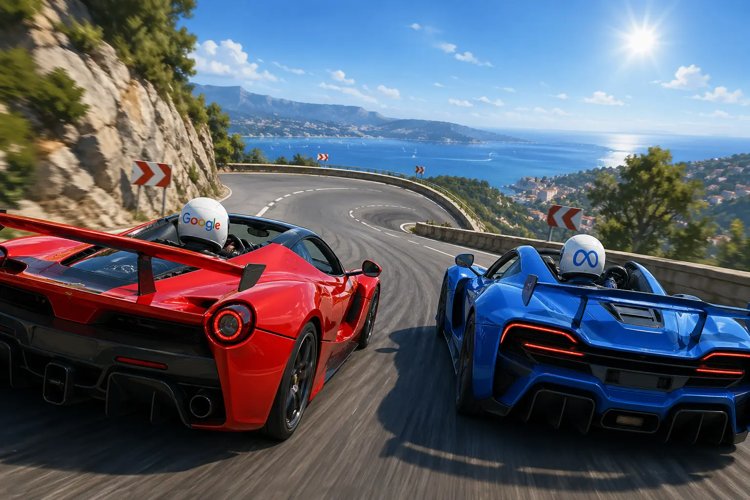 Börse brutal: Alphabet und Meta erhöhen nochmal ihre KI‑Ausgaben – doch eine Aktie stürzt ab  (Foto: BÖRSE ONLINE/CatGPT (KI-generiert))